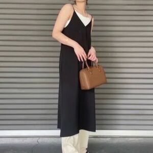 Uniqlo Relaxed Fit Satin Camisole Slip Dress